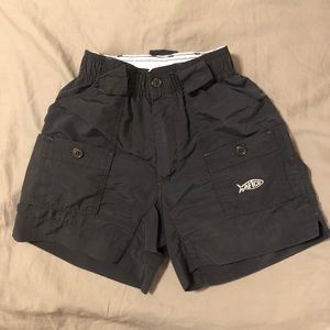 Aftco size 22 Black Youth Original Fishing Shorts